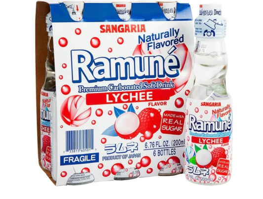 Sangaria Ramune Lychee(6 Pack)