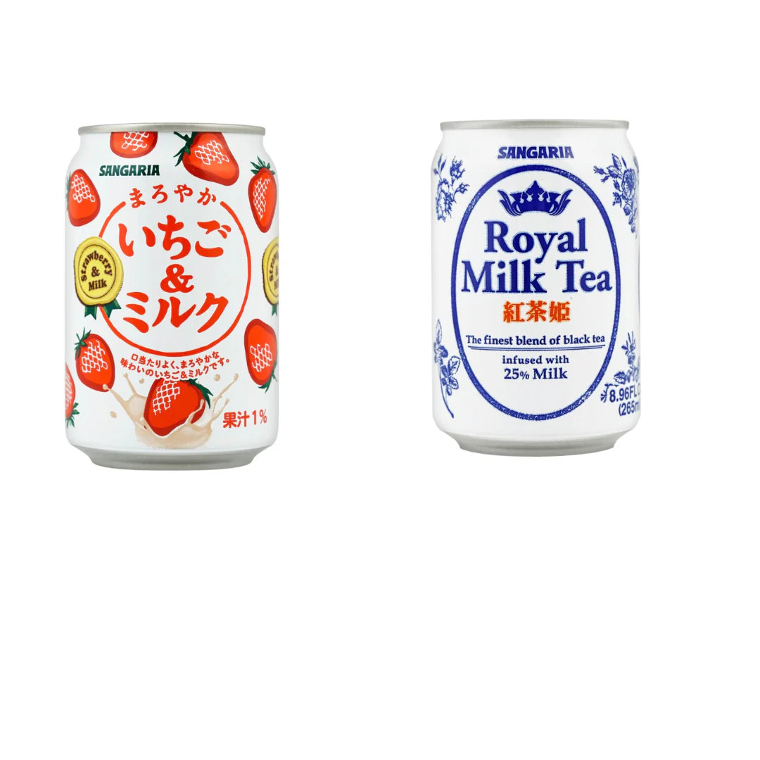 Sangaria Royal Milk Tea & Strawberry Milk Tea