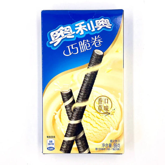 Oreo Wafer Rolls Vanilla Ice Cream Flavor