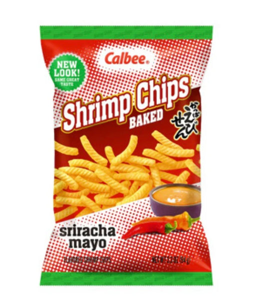 Calbee Shrimp Chips Sriracha Mayo, 3.3oz