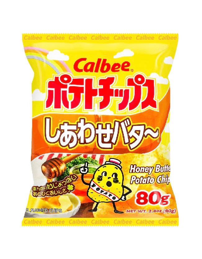 Calbee Honey Butter Potato Chips, 80g