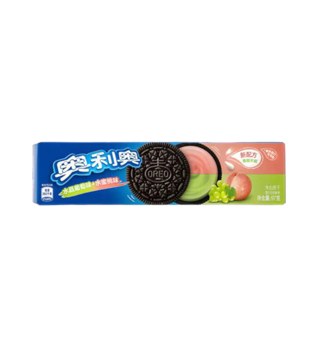 Oreos Crystal Grape Peach Flavor, 97g