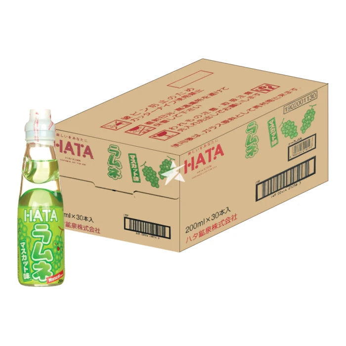 Hata Ramune Japanese Soda Melon Flavor Case of 30